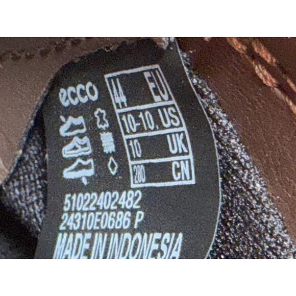 NWOT Ecco Turn Men’s Sz 10.5 Brown Nubuck Waterproof Gore-Tex Chukka Ankle Boots main image 10